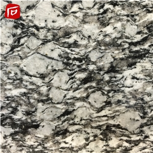 High Quality Natural Wave White, Spray White Granite Slabs & Tiles