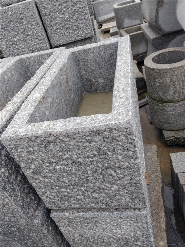 G603 Granite Stone Troughs, Granites Planters,Granite Water Pots