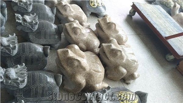 Granites Stones Small Animals Small Frogs Carvings and Sculptures