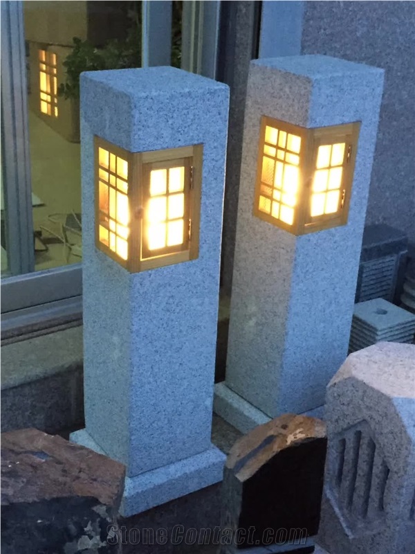 Michi Shi Rube Granite Stone Light Lanterns,Guide Post Stone Japanese