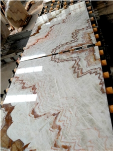 Colorful Onyx Rainbow Onyx Polished Slabs&Tiles Bookmatch Factory