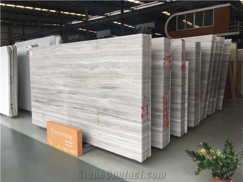 White Wood Marble,Athen Wood Wooden Vein Polished Slabs, Athens White Marble