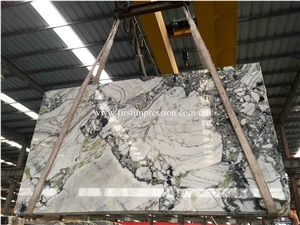 Best Price White Beauty Slabs&Tiles/Ice Connect Marble/Green Jade