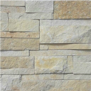 Limestone White Coffe Building Stones, Cultured Stone,Ledge Panel