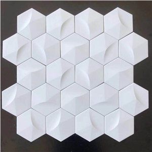 Hexagon Porcelain Tile, Hexagon Mosaic Tile