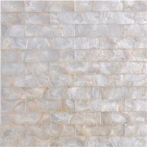 Capiz Shell Mosaic Tile Panel for Bathroom and Kitchen Wall Backsplash