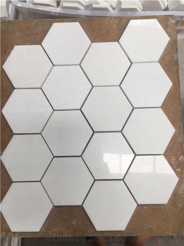 Competitive Quality and Price Thassos White Mosaic