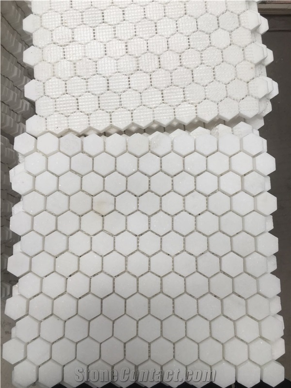 Competitive Quality and Price Thassos White Mosaic