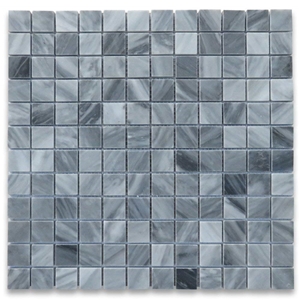 Italian Bardiglio Nuvolato Gray Marble Mosaic Tile from China Factory