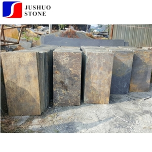 Indian Price Yellow Slate China Quarry Rust Slate Floor,Wall Cladding