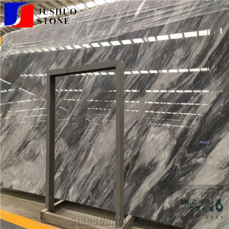 Italy Florence Gray Grey Granite Marble Slabs Interior Outdoor Tiles