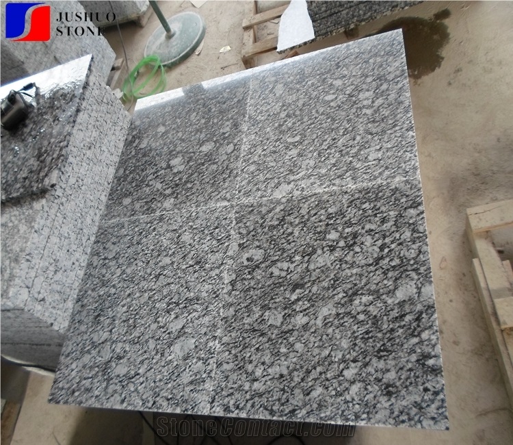 Polish Sea Wave White Granite Slabs & Tiles,Spray White Granite Slabs