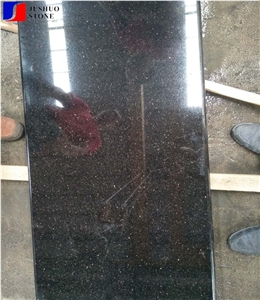 Polished Black Galaxy Granite Bench Top,Kitchen Bar Top