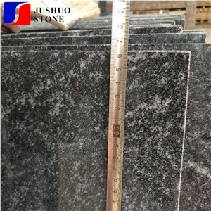 Snow Grey,Mist Black Via Lactea,China Jet Mist Granite Polished Tiles