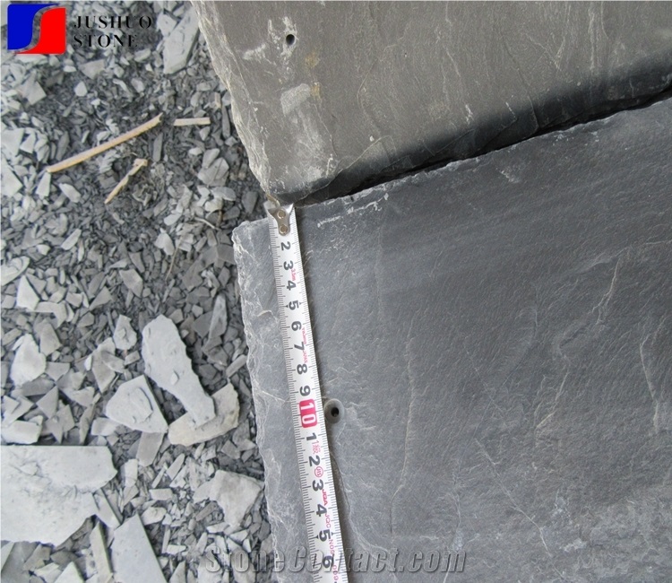 Xingzi Black Slate Roofing Tiles Natural Stone Roof Covering,Shingles