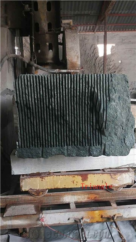 Sawn 10x10cm China Sukabumi Green Stone