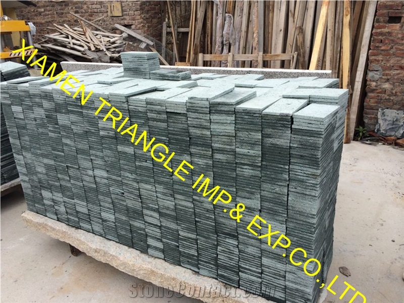 Sawn 15x15cm China Sukabumi Green Stone