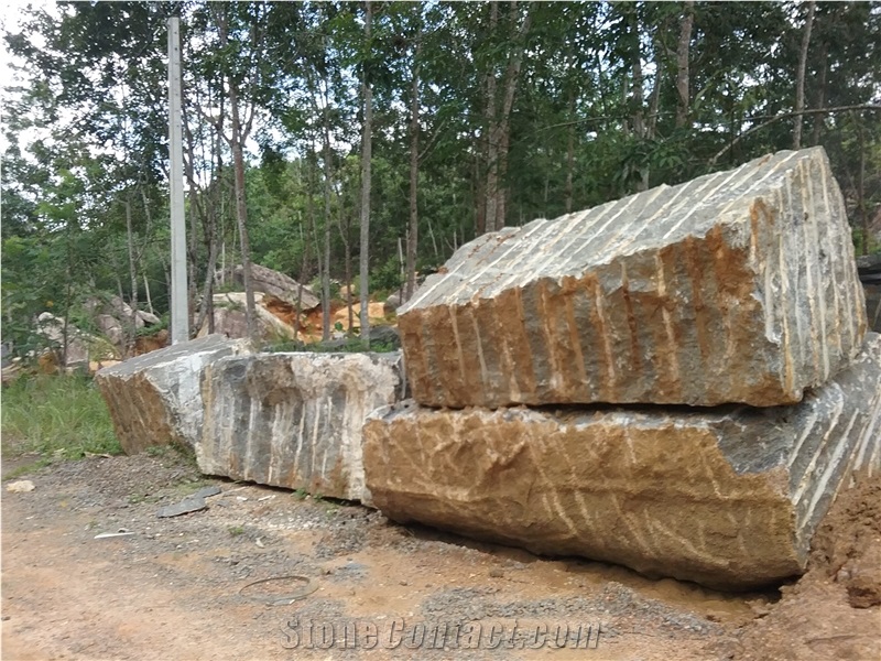 Verde Lanka Granite Block, Sri Lanka Green Granite