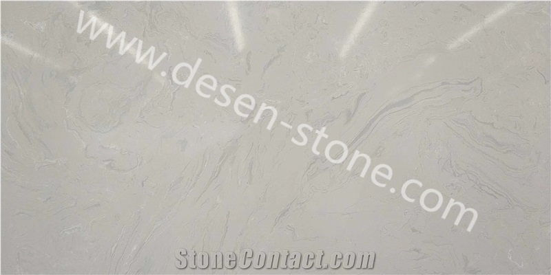 Bosy Grey Artificial Marble Manufactured Stone Slabs&Tiles Flooring
