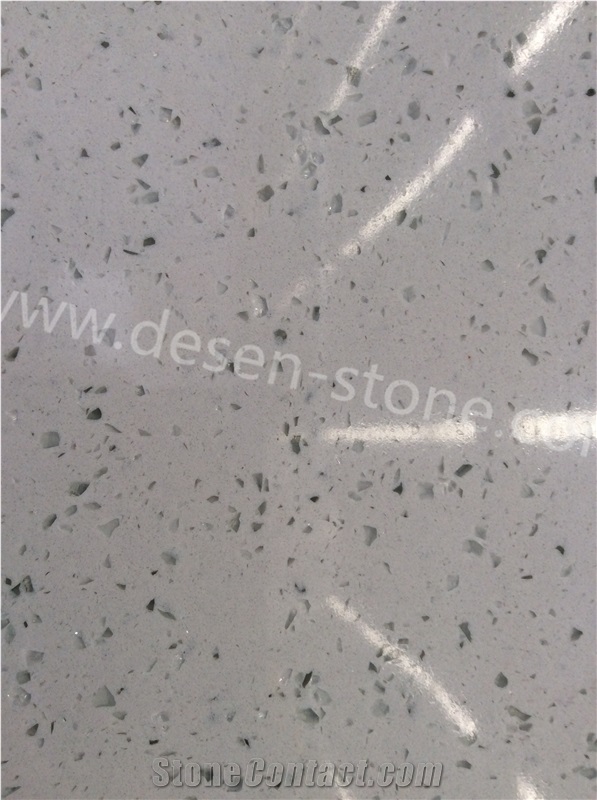Ice Blue Diamond Artificial Marble Manufactured Stone Slabs&Tiles Wall
