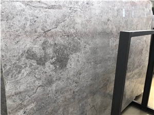 Galaxy Grey Marble Polished Slab/Tile/Cut to Size for Tv Set Cladding