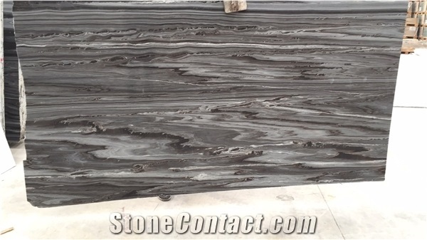 High Quality Blue Danube/Blue Gold Sand Marble Slab for Floor&Wall