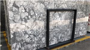 Karst Grey Marble Polished Slab/Tile for Kitchen/Bathroom/Floor/Wall