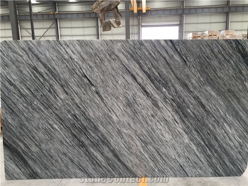Natural Stone Meteor Shower Grey Marble Slab&Tile for Floor&Wall Decor
