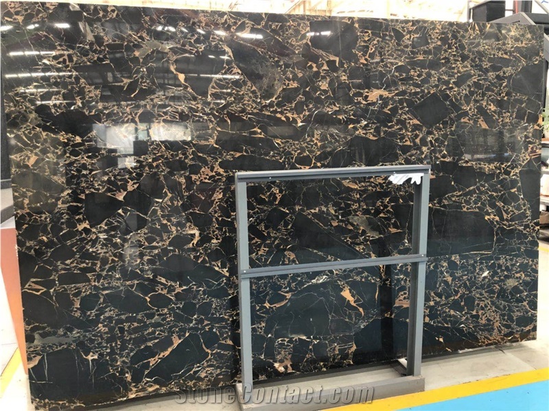 Own Factory Athens Portopo Black Marble Slab&Tile for Floor&Wall Decor