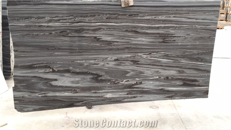 Own Factory Blue Danube/Blue Gold Sand Marble Slab&Tile for Floor&Wall