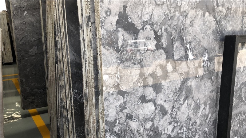 Own Factory Karst Grey Marble Slab&Tile for Floor&Wall Covering