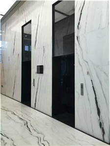 Own Factory Panda White Marble Polished Slab&Tile for Floor&Wall Decor