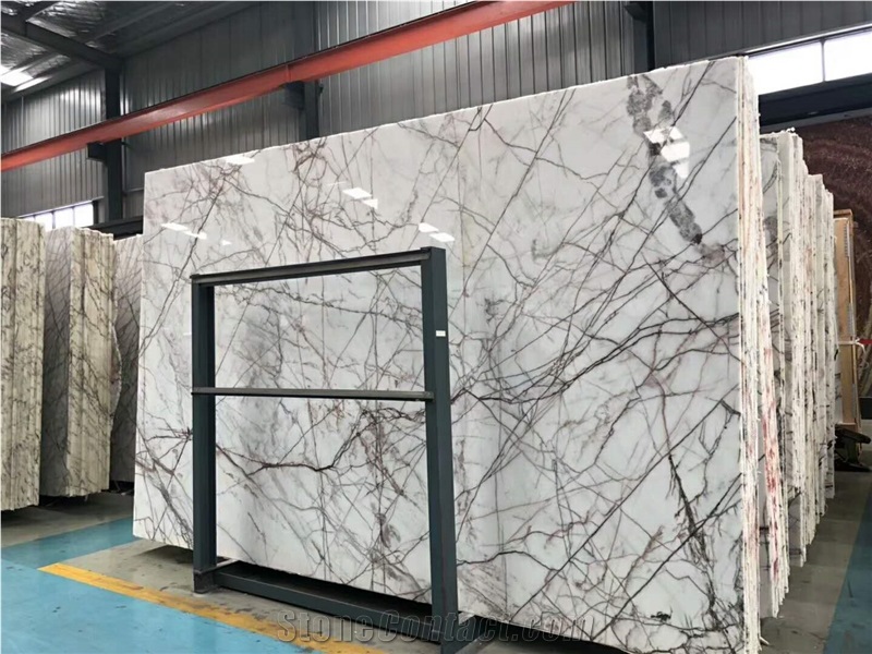 Own Factory White Sequoia Marble Polished Slab&Tile for Floor&Wall