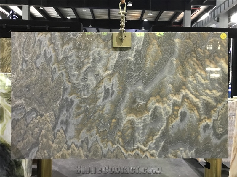Peacock Jade Onxy Polished Slab/Tile/Cut to Size for Floor&Wall