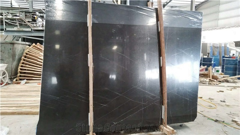 Pietro Grey Marble Polished Slab/Tile for Kitchen/Bathroom/Wall/Floor