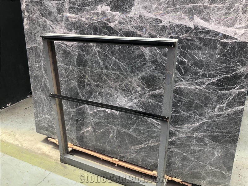 Polished Italy Grey Marble Slab/Tile for Kitchen/Bathroom/Wall/Floor