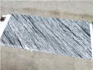 Polished Meteor Shower Grey Marble Slab&Tile for Tv Set Cladding
