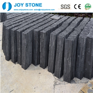 Cheap Price Chinese Hubei Black Slate Cultured Thin Stone Veneer Wall