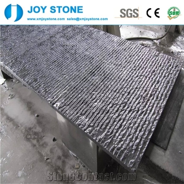 Chinese Factory Direct Chiseled G684 Black Granite Tile
