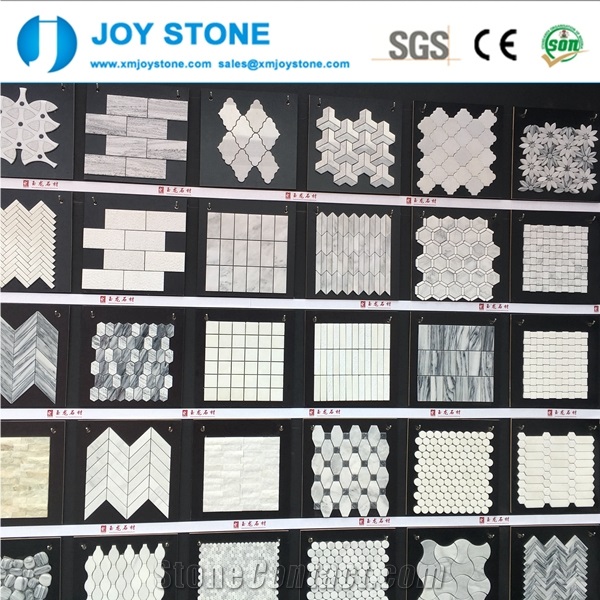 Fashion Design Natural Marble Stone Mosaic Tile for Wall 60x30