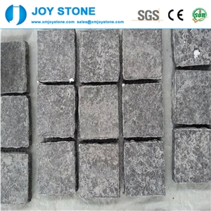 G684 Fujian Black Granite for Pave Stone Cube Stone with Split Surface
