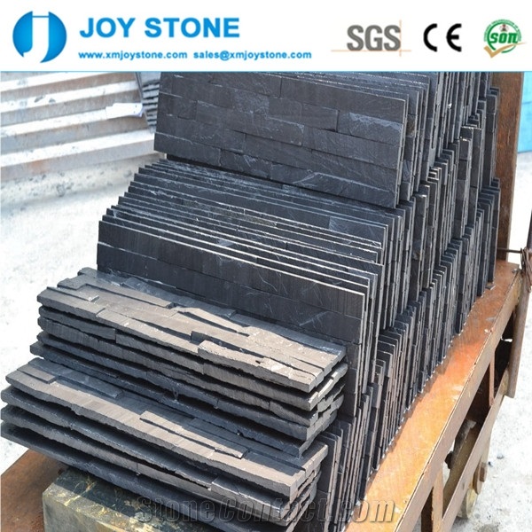 Hot Sell Cheap Natural Black Cultured Stone Tiles