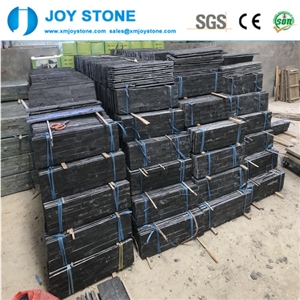 Natural Split Low Price Chinese Black Slate Cultured Stone Wall Decor