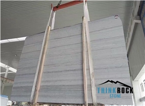 Alternative Polished Blue Wood Vein Marble Wall Covering Tiles