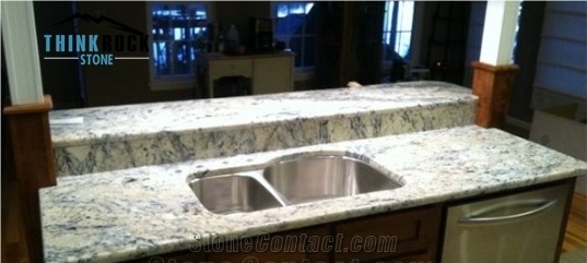 Aspen White Granite Kitchen Countertop
