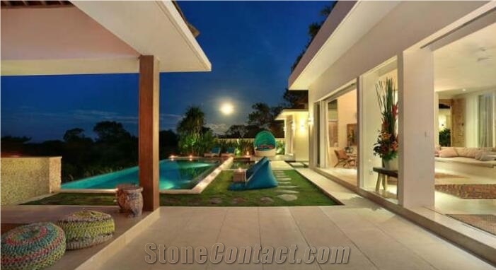 Bali White Limestone, Swimming Pool, Flooring Tiles, Wall Cladding