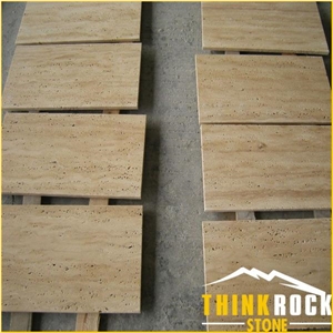Beige Travertine Romano Travertine Tile&Slab Flooring Paving