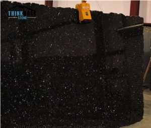 Black Galaxy Granite Tiles & Slabs, Polished Granite Floor Tiles