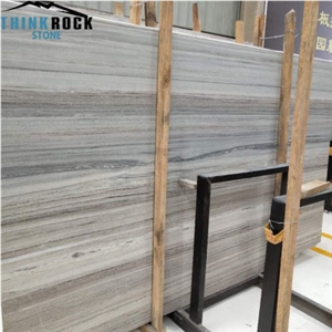 Blue Wood Grain Honed Limestone Slabs＆Tiles for Wall Cladding, Floor