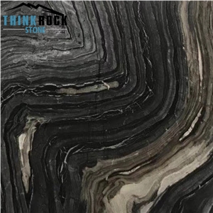 China Black Wooden Marble Slabs & Antique Tiles
